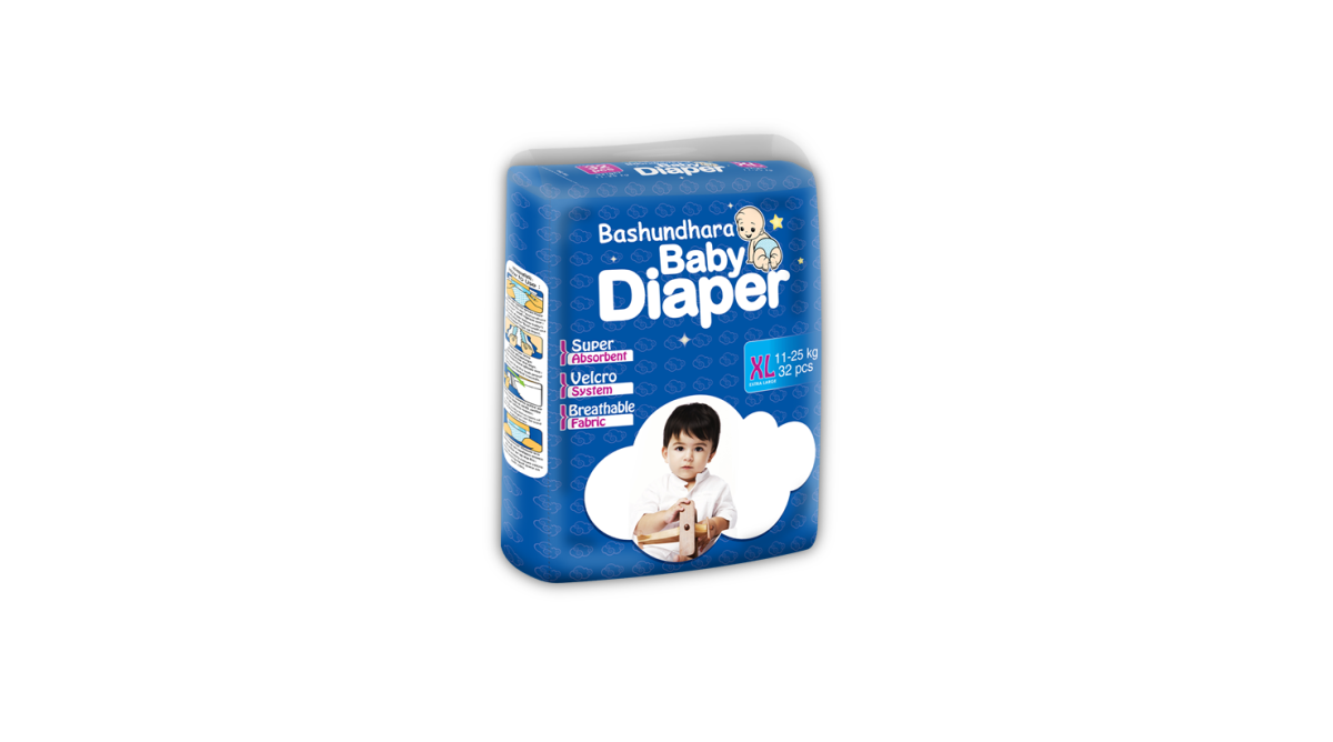 Bashundhara Baby Diaper size-xl(11-17 kg)