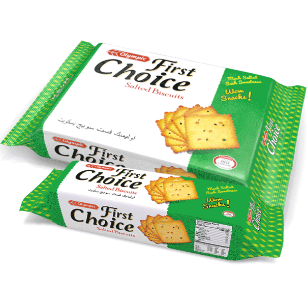 olympic first choice salted biscuits