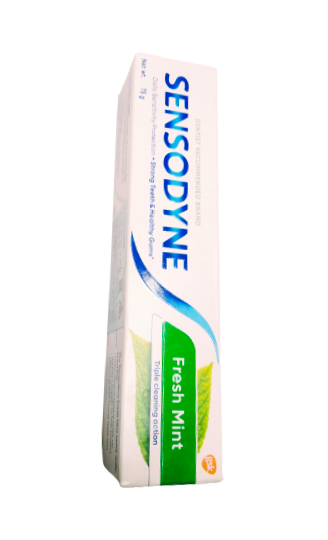 Sensodine fresh mint toothpaste