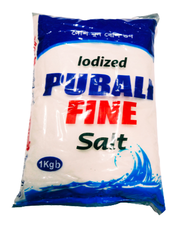 Pubali salt (Iodized)/পূবালী লবণ/lobon