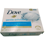 Dove gentle exfoliating soap [for renewed skin]